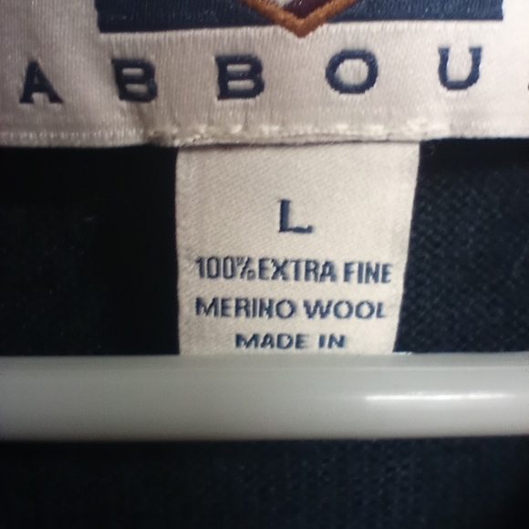 Joseph Abboud Men's Size Large Sweater Vest Blue, 100% Fine Merino Wool. - Picture 7 of 7